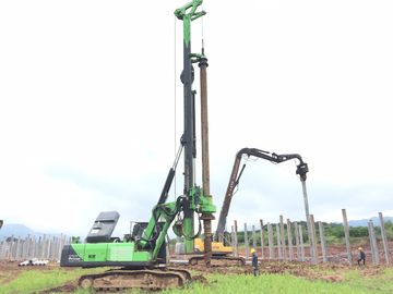 KR150C CAT Şasi Güçlü ve Dayanıklı Kazık Temelleri için Yüksek Performanslı Hidrolik Kazık Çakma Makinesi