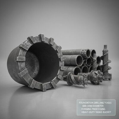 600-3000 çaplı temel sondaj aletleri ve 990 kg ağırlıklı kova ağırlığı için dövme işleme