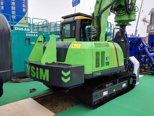 Kapalı döngülü hidrolik sistemli kullanılmış yığınlama makinesi, 30 metreye kadar maksimum yığın uzunluğu ve temel çalışmaları için ISUZU AA-6HK1XQP motoru