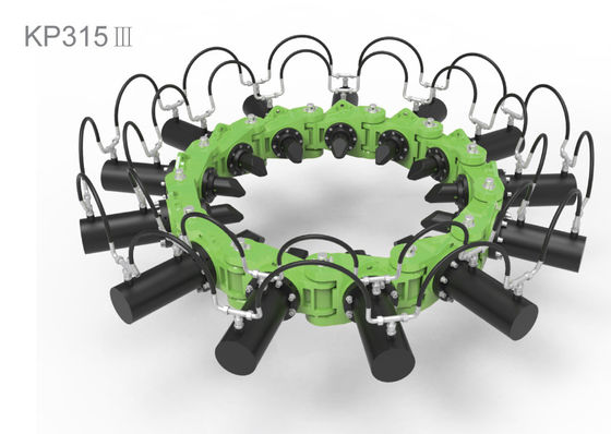 Kalite  Crush Round Concrete Pile Head Hydraulic Pile Breaker For Excavator , Pile Diameter 300~1050mm TYSIM KP315A fabrika