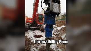 Tysim Hidrolik Toprak Burgusu 500mm Kil Şeyli Sondajı