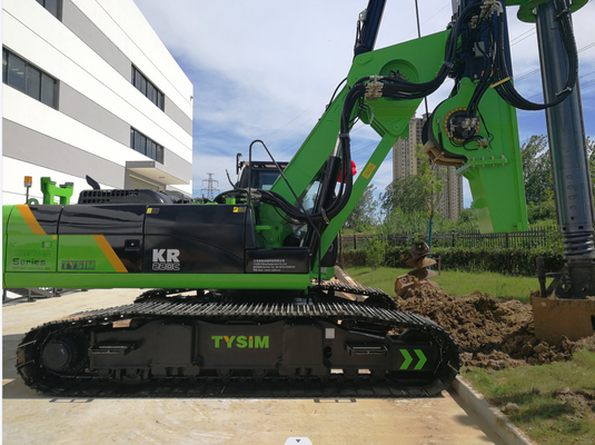 Modüler Toprak Sondaj Ekipmanları Kaya Burgu Tek Silindirli Kazık Kırıcı KR220C