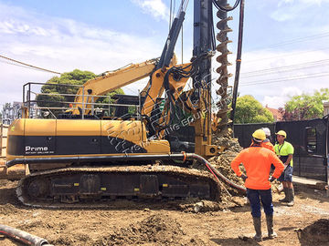 Small Hydraulic Rotary Piling Rig With 78 m/min Main Winch Line Speed 125 kN.m Max. drilling depth15 m Torque 125 kN.m