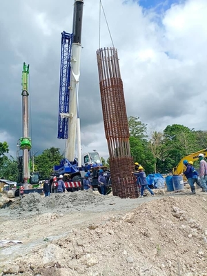 KR220C 64/51m Hidrolik Piling Rig Genereasyon Elektronik Kontrol Platformu Hidrolik Piling Rig