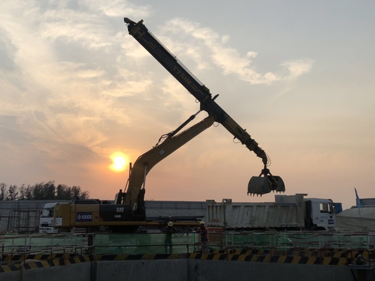KM260 Hidrolik Kazık Rig Silindir Halat Dikey Kazma 27180mm