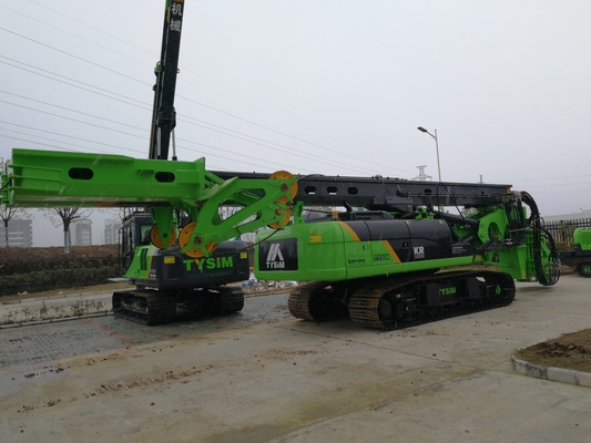 220kN.M Döner Çukur Kuyruklama Makinesi KR220C 66t Kuyruk Derinliği 64 / 51m 35 Mpa Döner Piling Rig