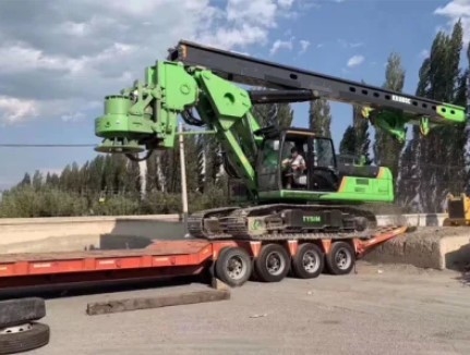 İnşaat Tysim Kazık Rig Kr300e 54m için Orta Döner Rig Kaya Makinesi