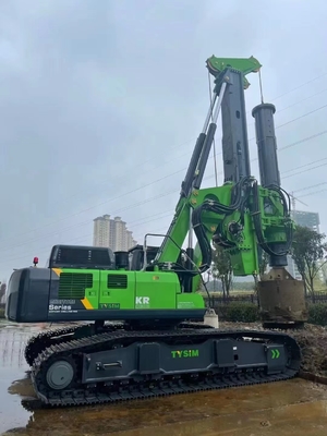 KR250CS Hidrolik Döner Kazık Rig Sürücü İnşaat Ekipmanları Kuyu Sondajı