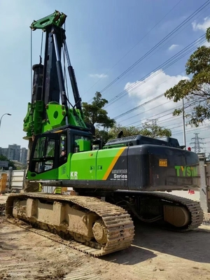 KR250CS Hidrolik Döner Kazık Rig Sürücü İnşaat Ekipmanları Kuyu Sondajı