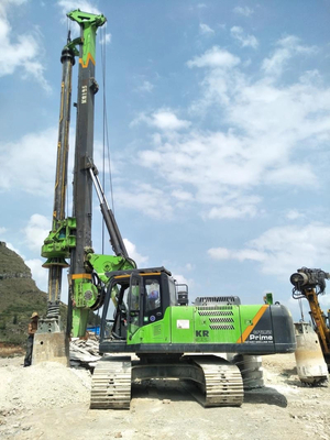 KR125 Kazık Elmas Karot Rig Döner Sondaj Makinesi Taşınabilir Su Kuyusu