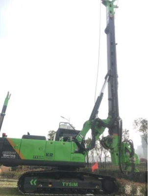 Çap 1300 / 1500mm Hidrolik Kazık Rig Tysim KR125A Kil Jeolojisi Delik Süresi 40 dakika