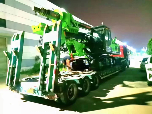 Çap 1300 / 1500mm Hidrolik Kazık Rig Tysim KR125A Kil Jeolojisi Delik Süresi 40 dakika