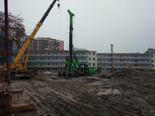 3.9MPa Pilot Basınçlı Kazık Çakma Makinesi 94.3 ton Kapasiteli ve 150 KN.m Maksimum Torklu, Temel Kazısı İçin