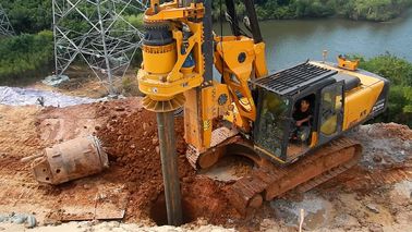 Max.  Tork 125kN.m Sondaj çapı 1300mm Sondaj derinliği 37m / 45m TYSIM KR125A sondaj kulesi
