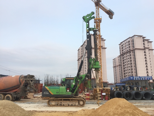 220kN.M Döner Çukur Kuyruklama Makinesi KR220C 66t Kuyruk Derinliği 64 / 51m 35 Mpa Döner Piling Rig