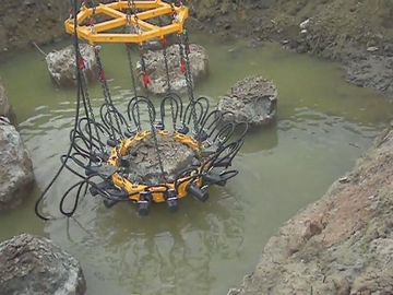 Φ300 - Mühendislik İnşaat Araçları için Φ1050 mm Yuvarlak Beton Hidrolik Kazık Kırıcı