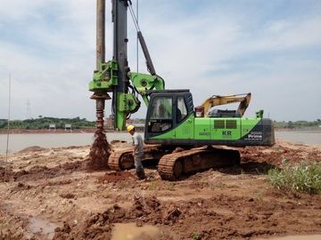 150 KN.M Maks Tork KR150C 52m İçin Delinmiş Kazık Sondajı Maksimum Sondaj Derinliği Kazık Kazıkları Makinesi