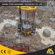 Gelişmiş Hidrolik Kazık Kırıcı / Kesici, Yuvarlak Betonlu Kazıklar için Kazık Kırma Makinesi