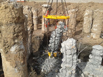 KP380A Yuvarlak Beton Sütun Hidrolik Kazık Kırıcı, Kazık Çapı 600mm - 1800mm