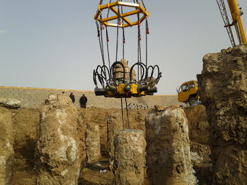 KP315A Hidrolik Kazık Kırıcı Yuvarlak Betonarme Sütun, Kazık Çapı 300mm - 1050mm