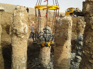 KP315A Hidrolik Kazık Kırıcı Yuvarlak Betonarme Sütun, Kazık Çapı 300mm - 1050mm