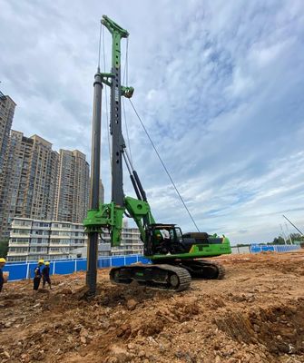 Hidrolik Piling Rig Makine kedi taşıyıcıları pile delme teçhizatı.54m 27rpm 2500mm