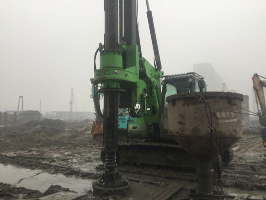 KR60C Hidrolik Kazık Rig Makinası Max Delme Derinliği 24m