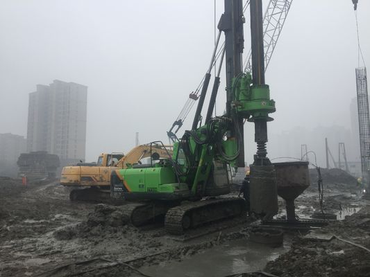 Kazık çakma makinesi Kuyu Sondaj Hidrolik Kazık Rig Makina Max Sondaj Çapı 1000mm Derinlik 22m