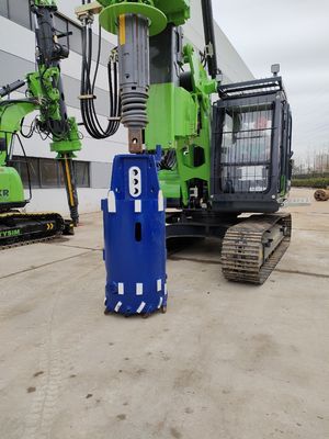 KR60C Hidrolik Kazık Rig Makinası Max Delme Derinliği 24m