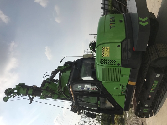 4.5t Çekme Kuvveti ile 40rpm 12M Derinlik Kazık Rig Makinası