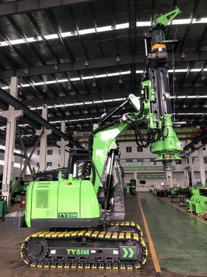 4.5t Çekme Kuvveti ile 40rpm 12M Derinlik Kazık Rig Makinası