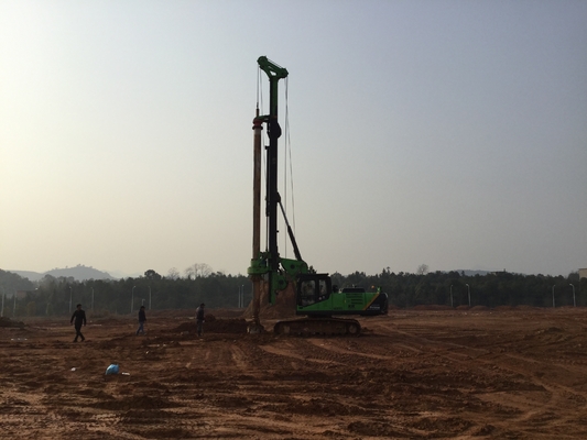 CFA Motor Hız Gücü 1500 Kw / Rpm için Hidrolik Çekiç Döner Kazık Rig Sondaj