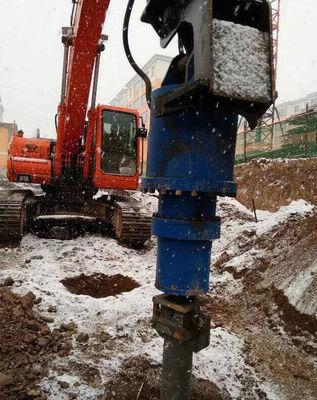 500 mm Maksimum Auger Çapı Kil / Şeyl Drilling İçin Güç Hidrolik Toprak Auger