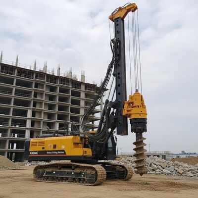 Yüksek Katlı Temeller için 54m Delme Derinliği, 320 kN.m Tork ve 2500mm Delme Çapına Sahip KR300C Döner Delme Makinesi